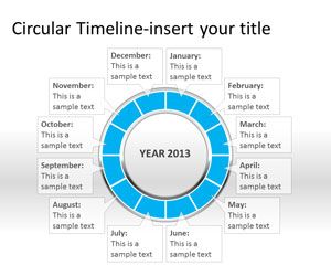 Circular Timeline PowerPoint Template