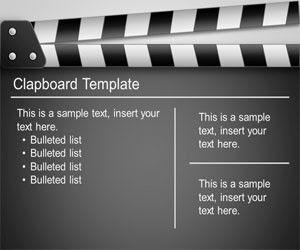 Clapboard PowerPoint Template