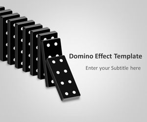 Domino Effect PowerPoint Template