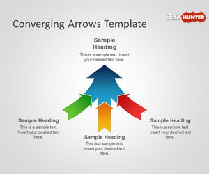 Converging Arrows PowerPoint Template