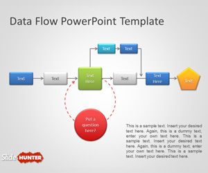 Plantilla de Diagram de Flujo para PowerPoint