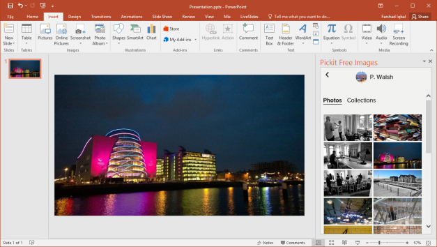 Using Powerpoint Stock Photo Best Stock Image Add-ins For PowerPoint