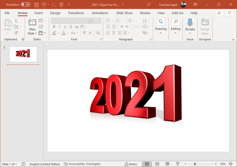 2021 clipart for PowerPoint