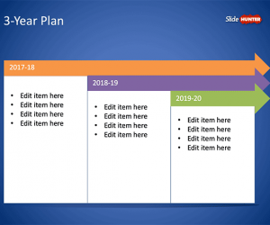 3-Year Plan Template for PowerPoint