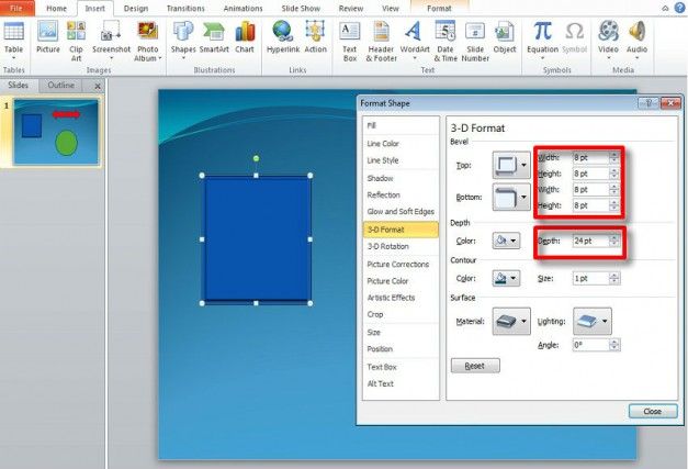 3d rotation powerpoint 2010