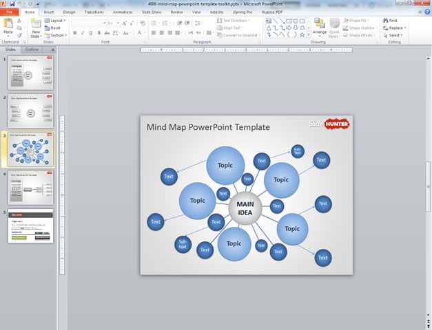 mind map powerpoint