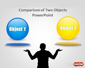 Comparison of Two Objects PowerPoint Template