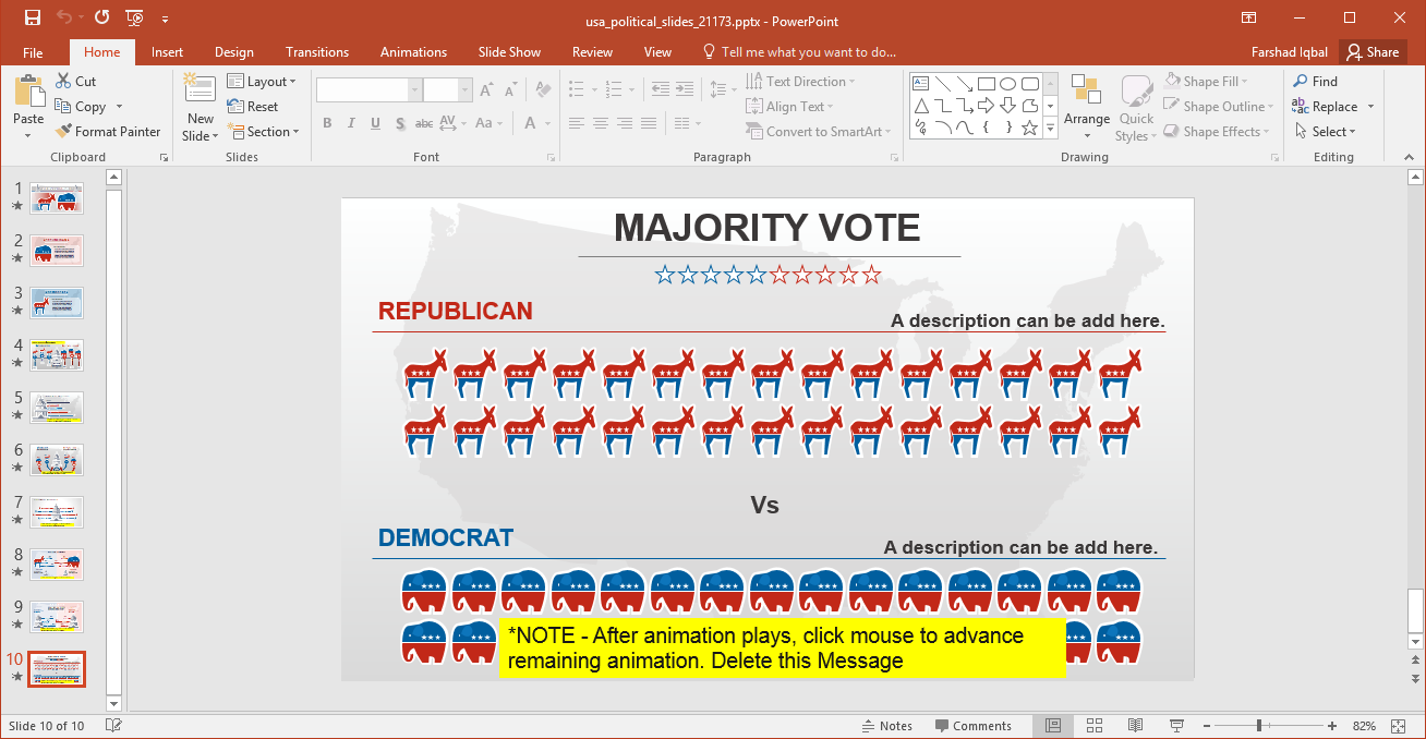 American Political Party Icons