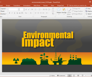 Animated Environmental Protection PowerPoint Template