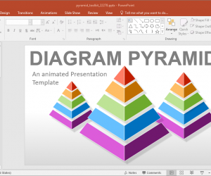 Animated Pyramid Diagrams PowerPoint Template