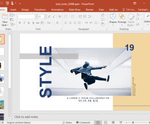 Animated Style Looks PowerPoint Template