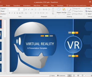 Animated VR PowerPoint Template