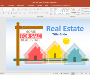 Animated Your Real Estate PowerPoint Template