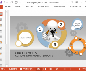 Animated circles for PowerPoint