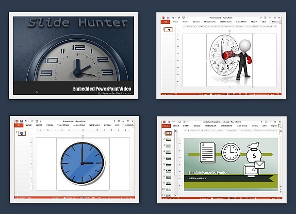 Animated time templates for PowerPoint