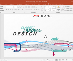 Arrow Design PowerPoint Template