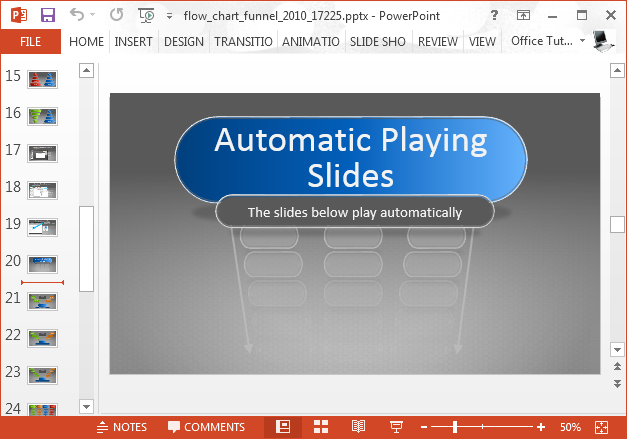 Automatically loading diagram sequence