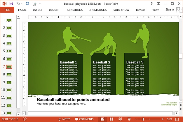 Baseball points slide