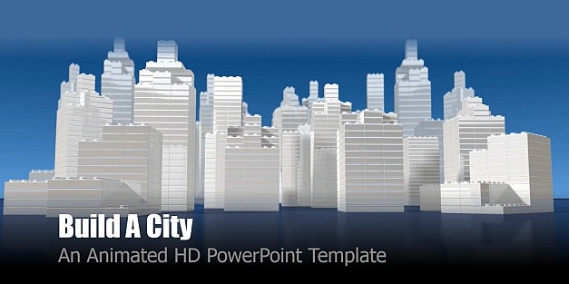 Build a city PowerPoint template