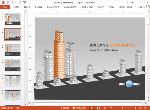 Buildings PowerPoint template