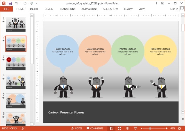 Cartoon PowerPoint template
