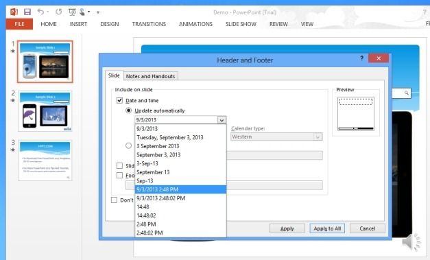 Choose Date And Time Formats