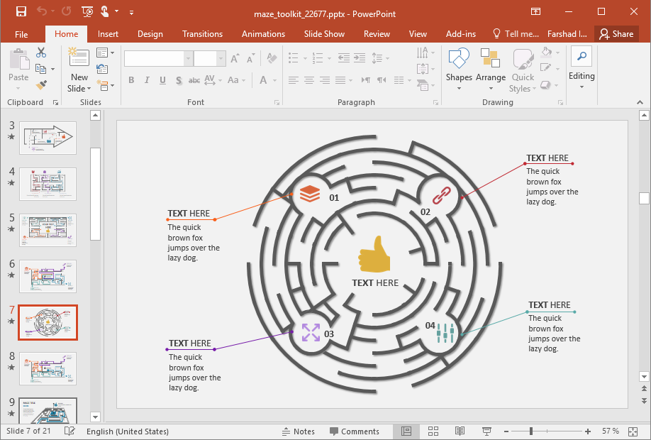 Circular Maze