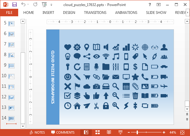 Cloud computing symbols