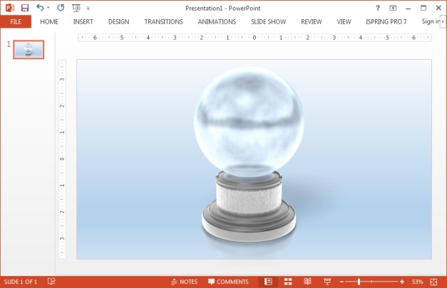 Crystal ball presentation clipart