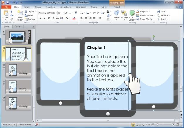 Editable Template for PowerPoint