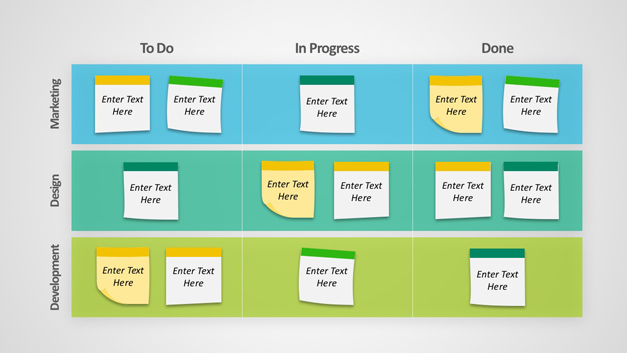 Editable-kanban-board-PowerPoint templates