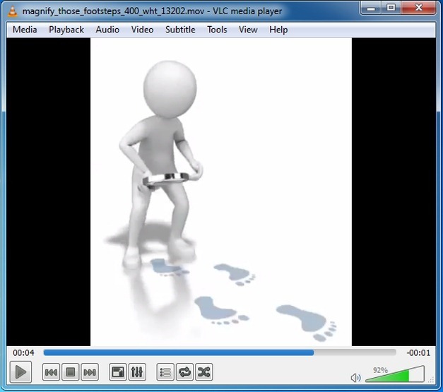 Footsteps animation for PowerPoint