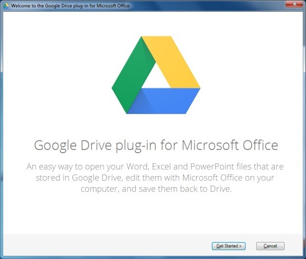 Google Drive plugin for Microsoft Office