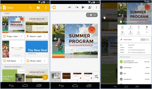 Google Slides for Android