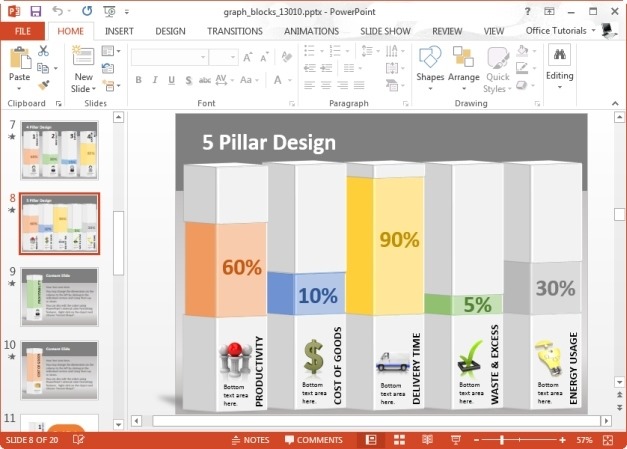 Graph Blocks for PowerPoint