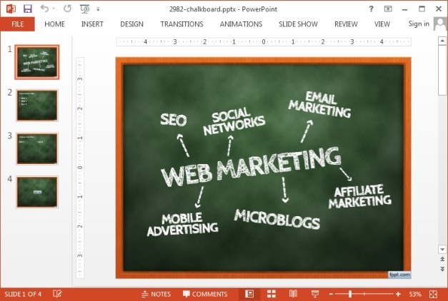 Free Chalkboard PowerPoint Templates