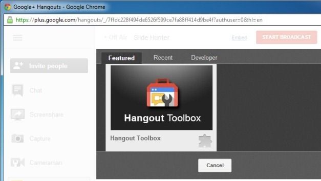 Hangout Toolbox