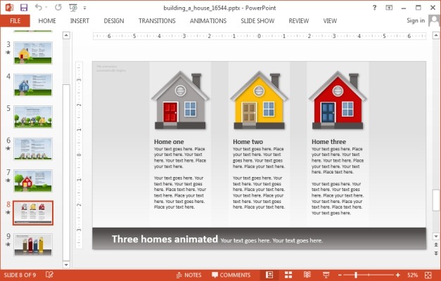 House comparison slide