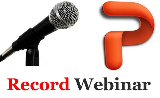 How To Record A Webinar Using MS PowerPoint