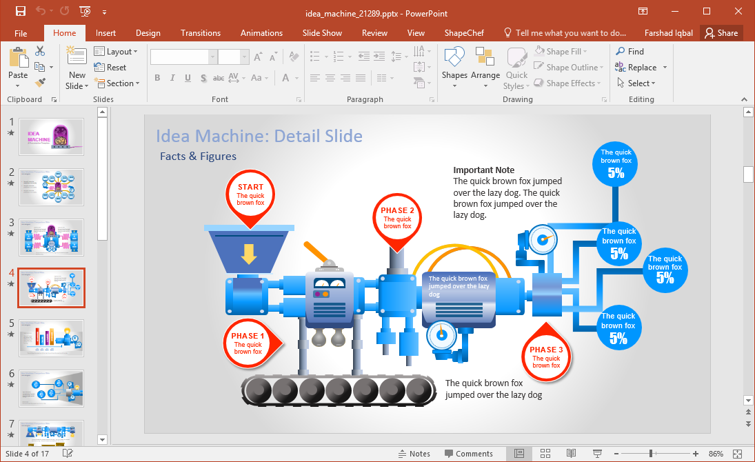 Idea Flow Chart Design