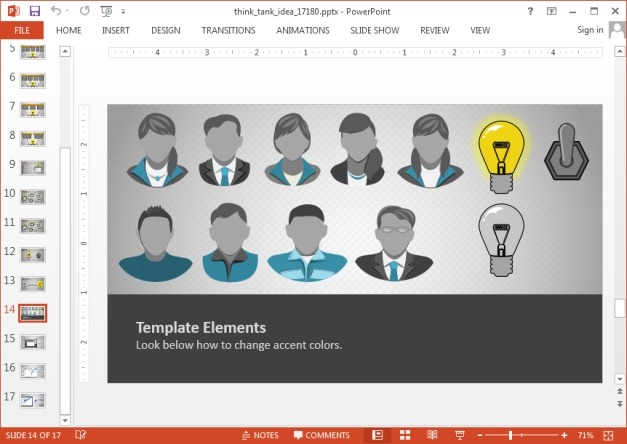 Idea clipart for PowerPoint