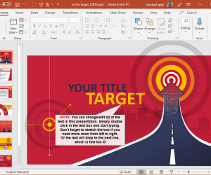 In The Target PowerPoint Template