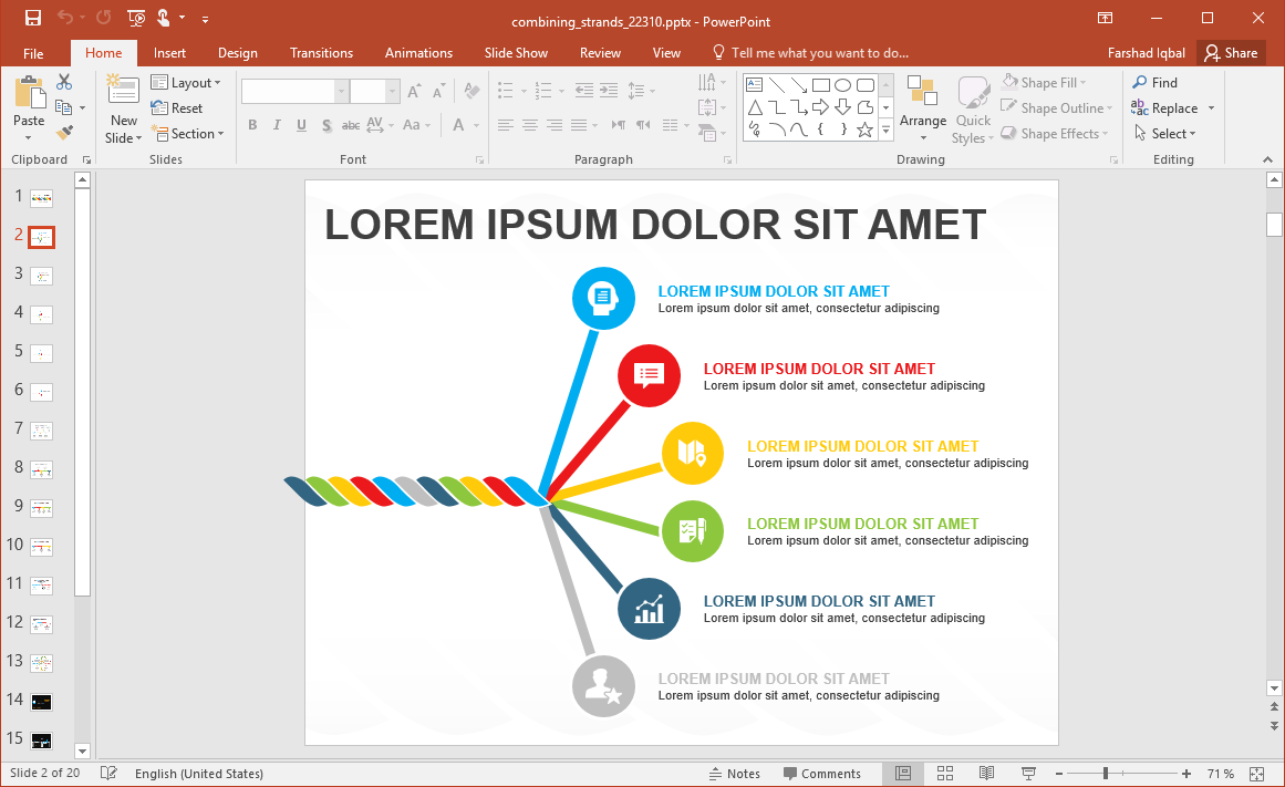 Infographic Slides with Strands