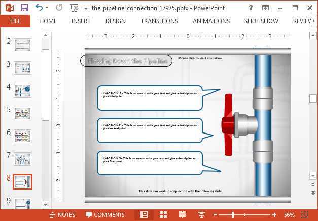 Infographic slide for project management presentations