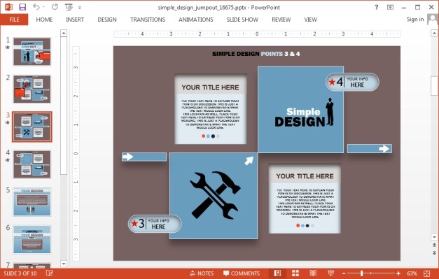 Infographic template for PowerPoint