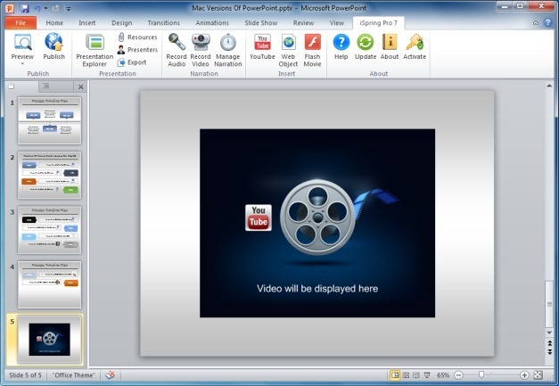 Insert And Play YouTube Videos in PowerPoint