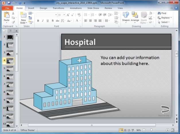 Interactive Cityscape Template