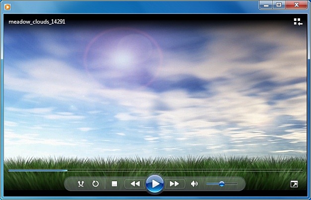 Meadow clouds video template