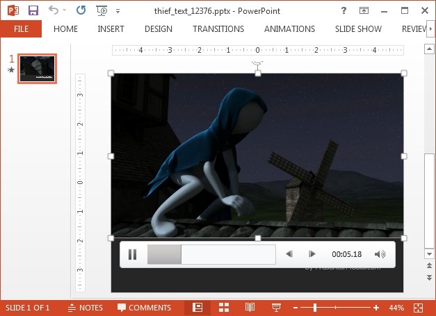 Medieval spy video background for PowerPoint