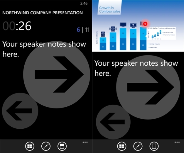 Office remote for Windows Phone